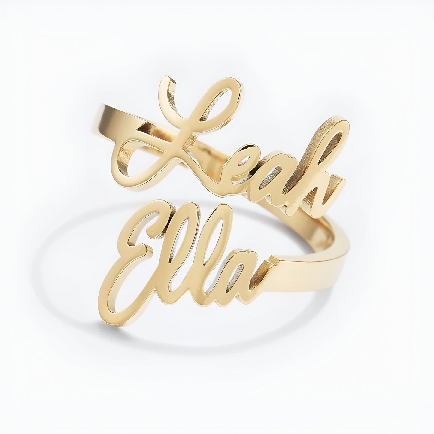 Double Name Ring - Personalized